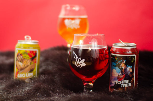Slightly Furry Belgian Tulip Glasses