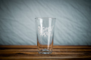 Pint Glass (Mt Rainier Etched)