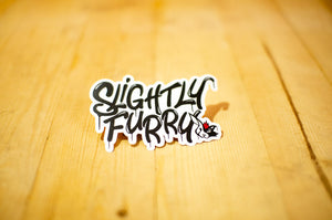 Slightly Furry Logo Sticker