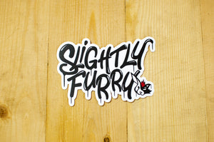 Slightly Furry Logo Sticker